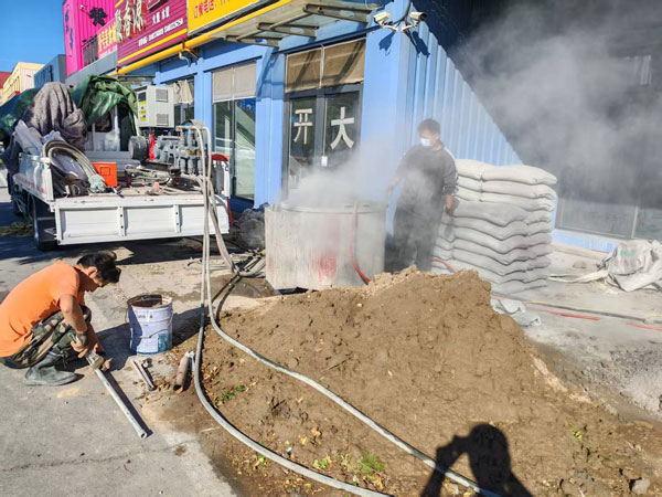 酒泉顶管注浆加固